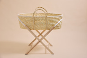 Couffin avec Matelas, Parure et Support Fixe - Set Complet