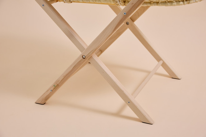 Cesta di Mosè con set Materasso, Lenzuola e Supporto - Set Completo