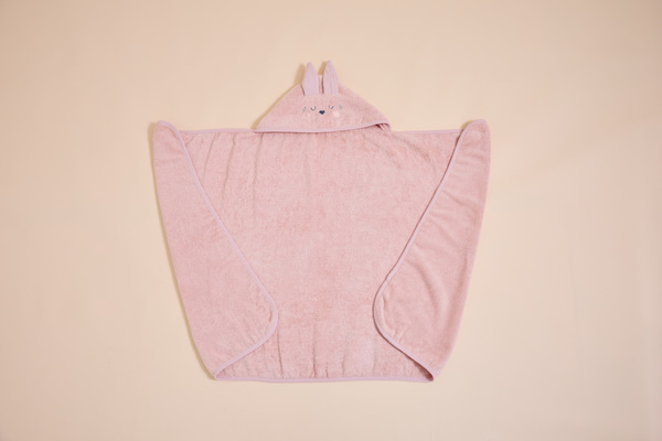 Accappatoio Bambino Coniglietto Rosa