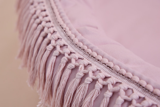 Puff Boho Rosa Magico