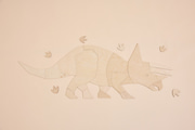 Triceratops Wall Decoration