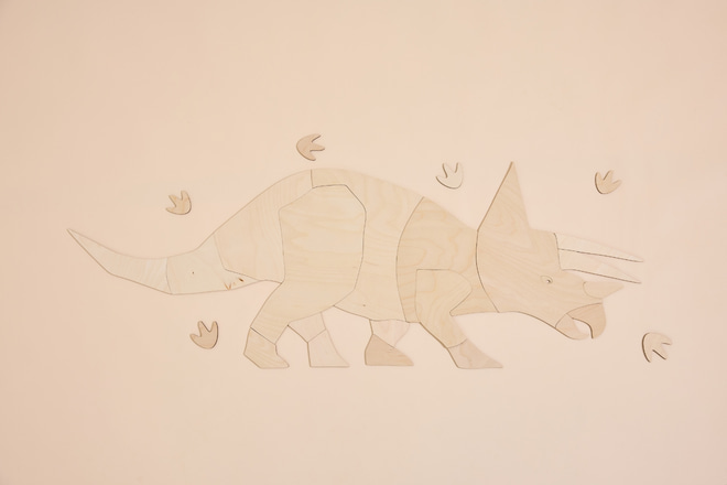 Triceratops Wall Decoration