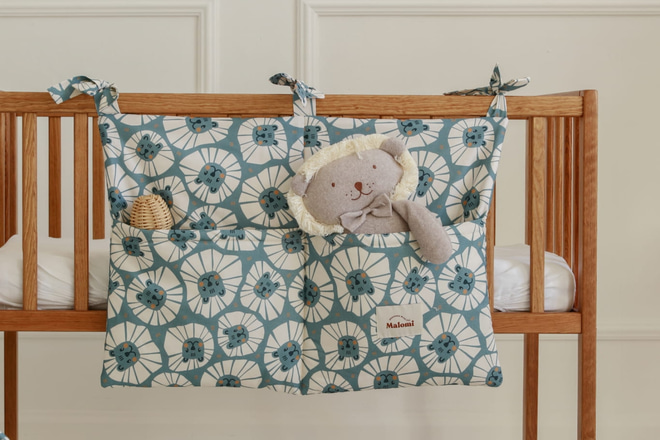 Tasca per letto - Denim Leone