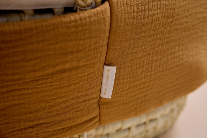 Habillage pour Couffin et Drap Housse - Beige