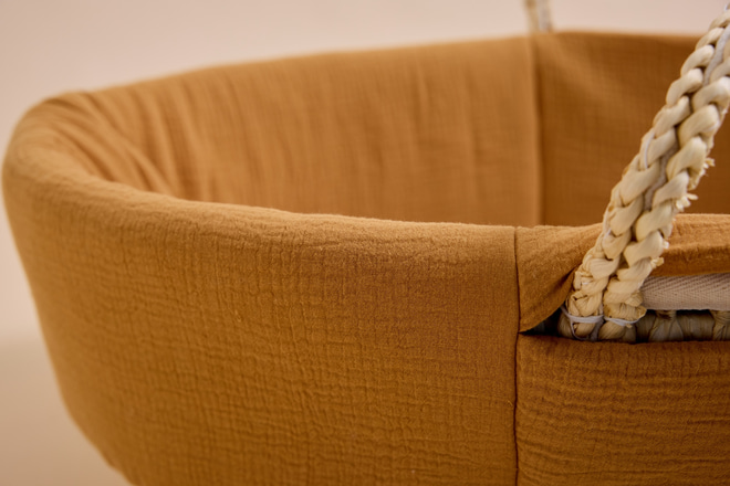 Habillage pour Couffin et Drap Housse - Beige