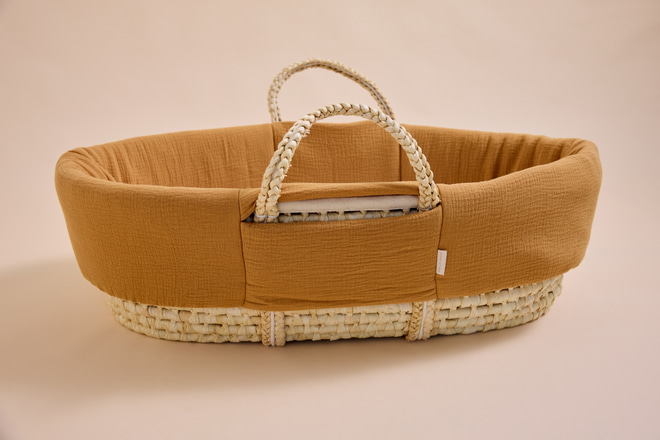 Habillage pour Couffin et Drap Housse - Beige