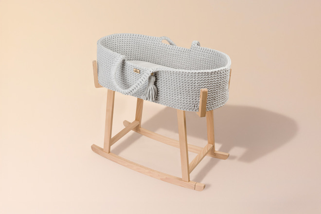 Cestino con gancio e supporto - Grigio