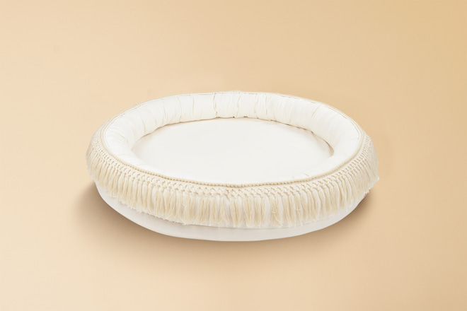 Set Betthimmel & Babynest Boho Vanilla