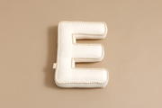 Letter Cushion E - Boho Vanilla