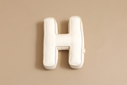 Letter Cushion H - Boho Vanilla