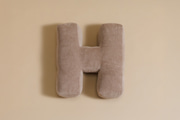 Letter Cushion H - CappuccinoCorduroy