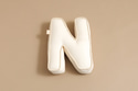 Letter Cushion N - Boho Vanilla