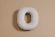 Letter Cushion O - Ecru Corduroy