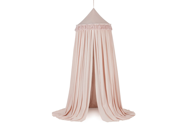 Dossel de Cama e Casulo Boho Dusty Pink