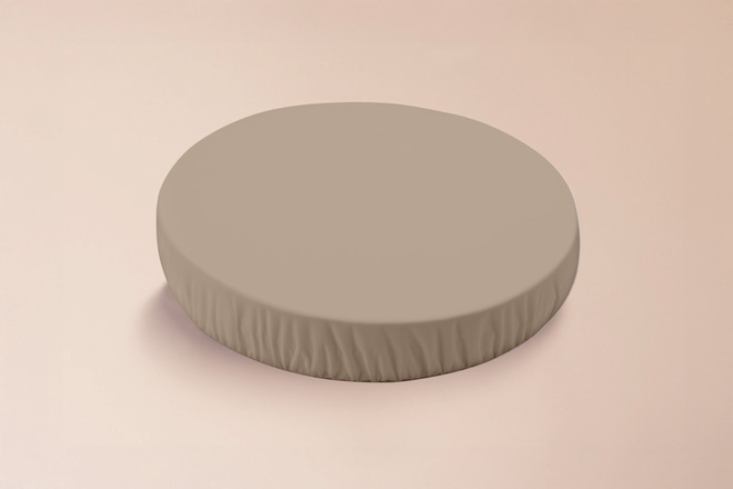 Petit Drap Housse Pour le Berceau Oval Évolutif - Taupe