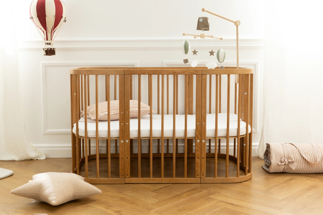 7 in 1 Rectangular Evolving Cradle - Vintage