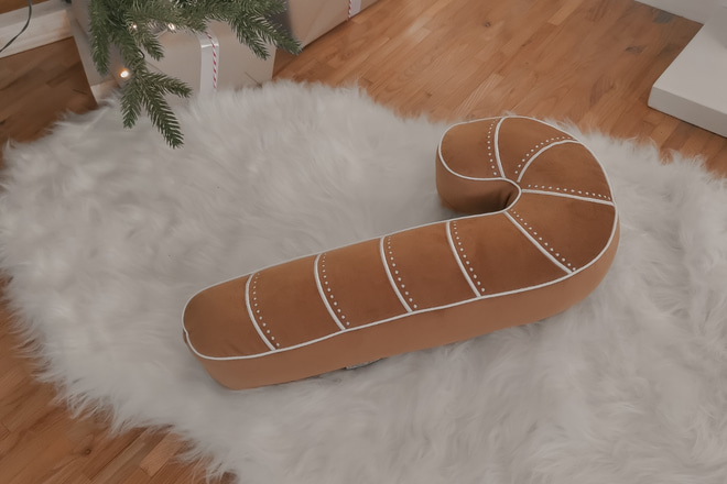 Cuscino Candy Cane - Caramello