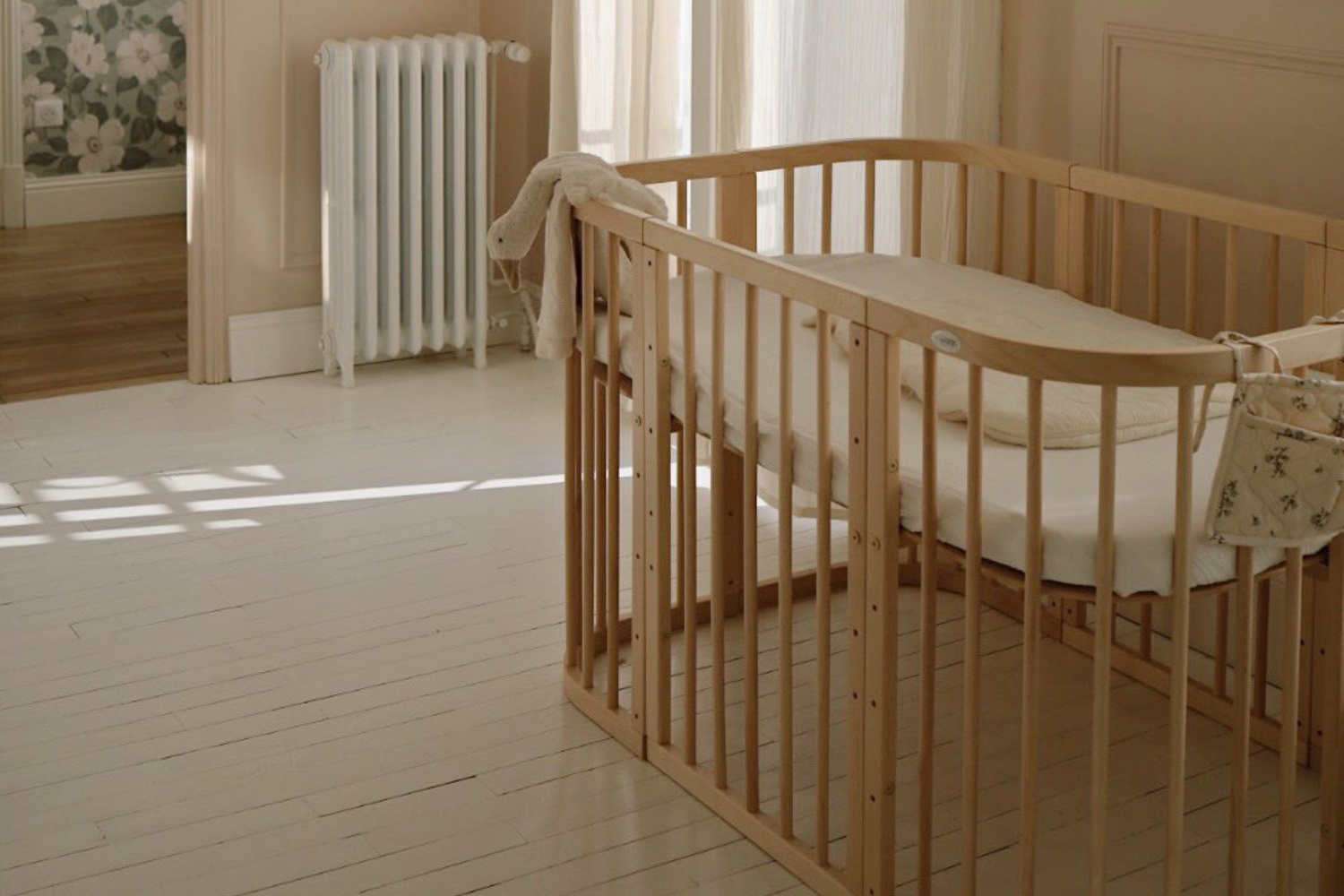 - Berceau Évolutif Rectangulaire 7 en 1 avec Matelas - Naturel - Naturel (Mon Lit Cabane) - Image 3