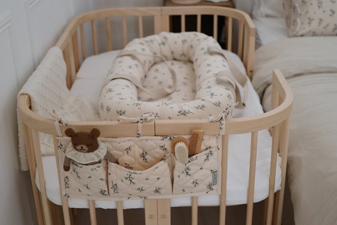 7 in 1 Rectangular Evolving Cradle - Natural