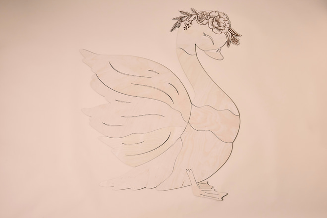 Décoration murale - Cygne