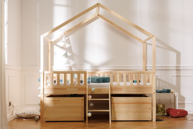 Cama Casinha DB Premium Elevada 90x190cm