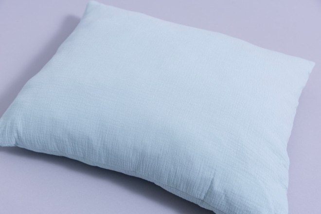 Cotton Muslin 140x200 Duvet & Pillow Set With Filling - Mint