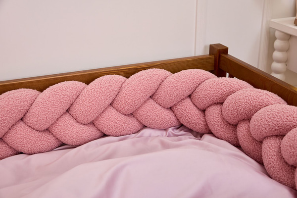 Paracolpi Intrecciato 3 Spighe - Bouclé Marshmallow
