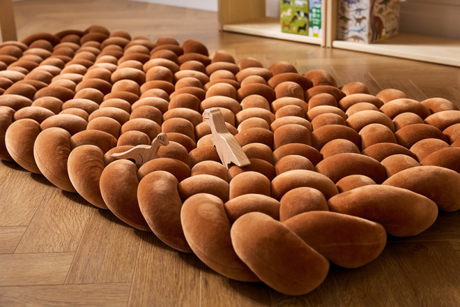 Matelas de Sol Tressé - Cannelle