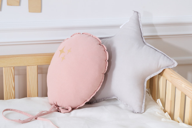 Mini Dekorativní Polštář Balón - Růžová