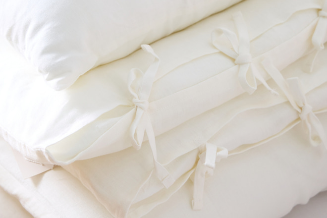 Housse de Couette en Lin Cream 140x200