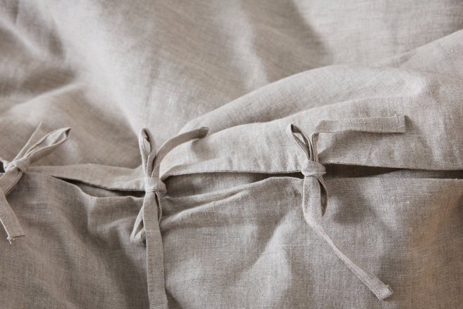 Housse de Couette en Lin Naturel 140x200
