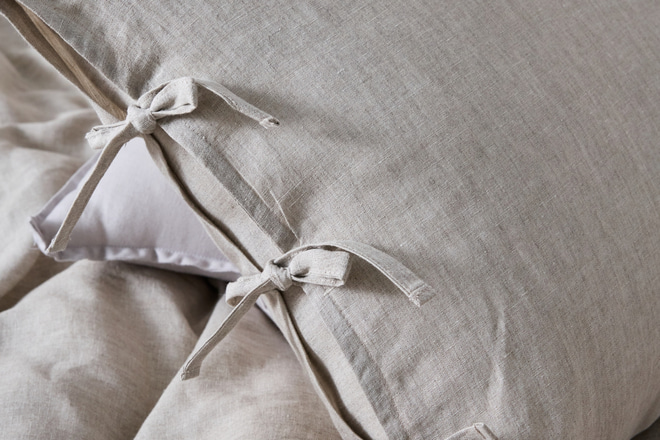Natural Linen Duvet Set 140x200 