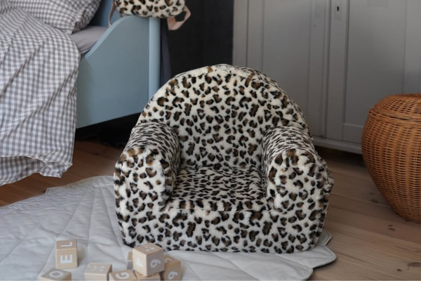 Boucle-Sessel Weiß