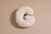 Letter Cushion G - Vanilla Boucle