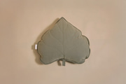 Baumwoll-Kissen in Blattform – Khaki