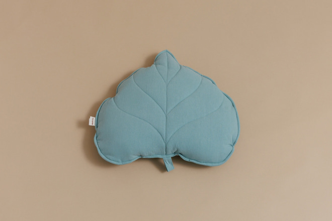 Cuscino Foglia in Cotone – Eucalipto