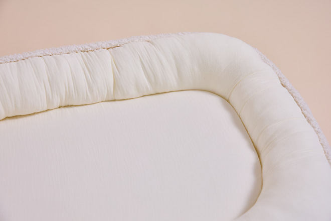 Réducteur de Lit - Bouclé Vanille