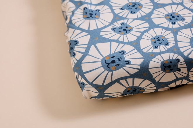 Drap Housse - Denim Lion