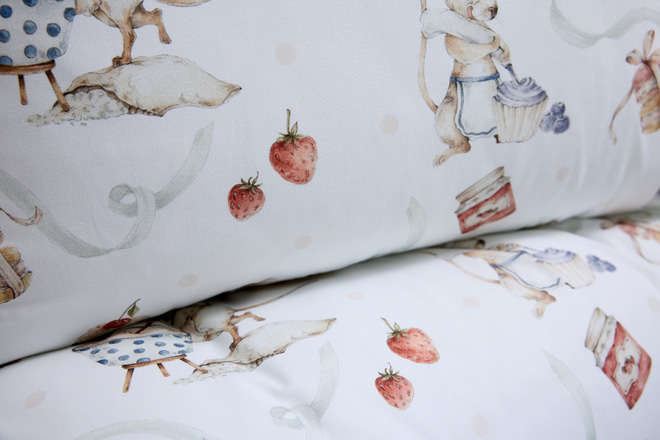 Juego de ropa de cama Ratón Goloso 120x170