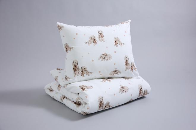 Juego de ropa de cama Dreamy Puppy 120x170