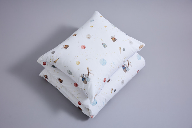 Juego de Funda Nórdica Ratones del espacio 120x170