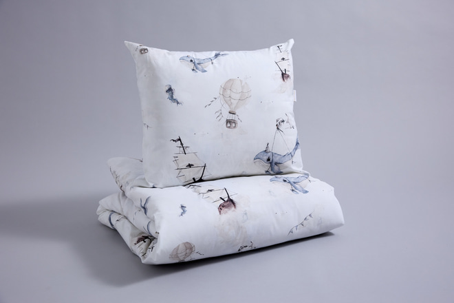 Juego de ropa de cama Ballena 120x170