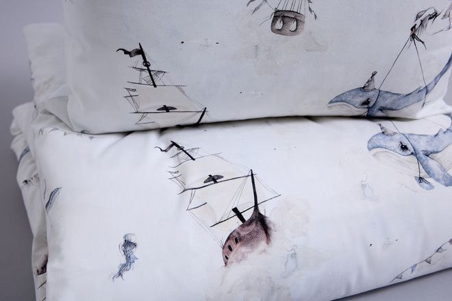 Whale Duvet Set 120x170