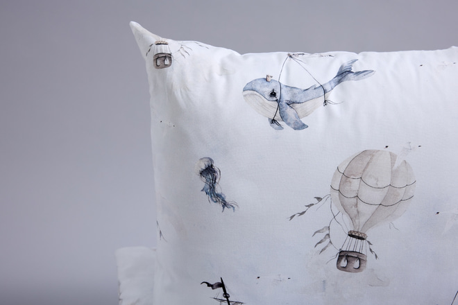 Juego de ropa de cama Ballena 120x170
