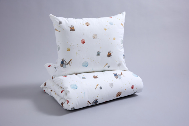 Juego de ropa de cama Ratones del espacio 140x200