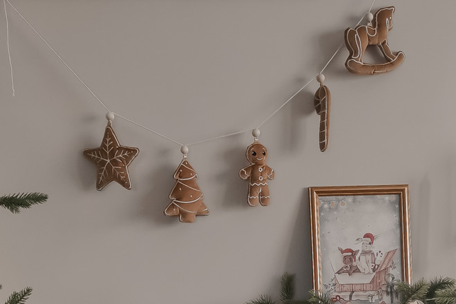 Guirnalda de Navidad - Caramelo