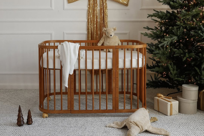 7 in 1 Rectangular Evolving Cradle - Vintage