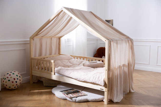 Telo per Letto a Capanna Off White - Modello DK