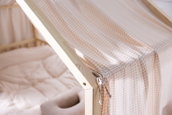Bed Canopy - Off White - Model DK