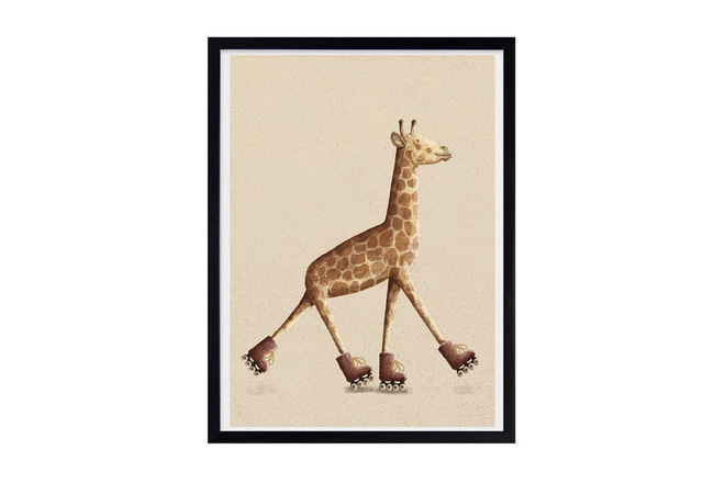 Affiche Roller Skates - Vintage